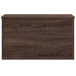 vidaXL Boîte de rangement chêne marron 60x35x35 cm bois d'ingénierie