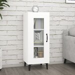 vidaXL Buffet Blanc 34 5x34x90 cm Bois d'ingénierie