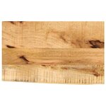 vidaXL Dessus de table 50x40x3 8 cm bord vif bois massif manguier brut