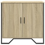 vidaXL Buffet chêne sonoma 78x35 5x74 5 cm bois d'ingénierie