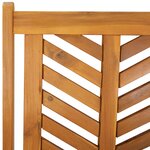 vidaXL Ensemble de salle à manger de jardin 9 pièces en bois massif d'acacia