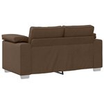vidaXL Canapé Marron 160 x 77 x 82 cm tissu