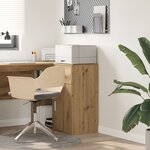 vidaXL Cabinet de rangement en chêne Chêne fait main Bois d'ingénierie