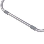 vidaXL Chaises inclinables de terrasse lot de 2 Acier Rouge