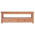 vidaXL Meuble TV 120x30x40 cm Bois d'acajou massif