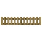 vidaXL Lit surélevé de jardin design de clôture bois de pin imprégné