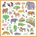 Djeco DJ09284 - Stickers Kenya