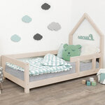 Lit cabane enfant POPPI 80 x 160 beige 1
