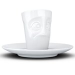 Tasse expresso perplexe porcelaine tassen