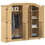 vidaXL Garde-robe Corona 194x52x186 cm bois de pin massif