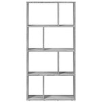 vidaXL Bibliothèque sonoma gris 60x20x120 cm bois d'ingénierie