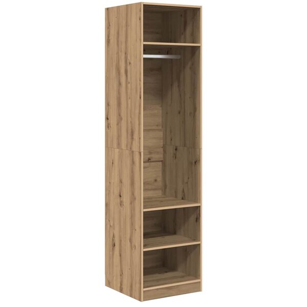 vidaXL Armoire avec étagère chêne artisanal Bois d'ingénierie