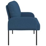 vidaXL Canapés avec coussin 110cm Bleu Contreplaqué