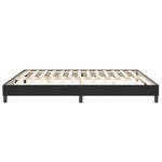 vidaXL Cadre de lit sans matelas noir 200x220 cm velours