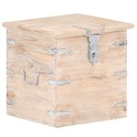 vidaXL Coffre 40x40x40 cm Bois d'acacia solide