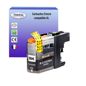 T3AZUR- Cartouche compatible avec Brother LC223 XL pour Brother DCPJ4120DW DCPJ562DW MFCJ1140W MFCJ1150W MFCJ1170W MFCJ1180DWT Noire