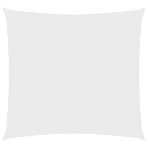 vidaXL Voile de parasol Tissu Oxford carré 6x6 m Blanc
