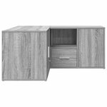 vidaXL Armoire d'angle sonoma gris 160x40x45 cm bois d'ingénierie