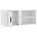 vidaXL Meubles TV 2 Pièces Blanc brillant 80x31 5x36 cm Bois d'ingénierie