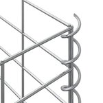 vidaXL Lits surélevés en gabion 3 Pièces 30x30x50 cm Fer