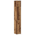 Meuble de rangement étroit vidaXL Vieux bois 30x42.5x225 cm Bois ingé