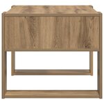 vidaXL Table basse Chêne artisanal 66 x 53 x 45 cm Bois d'ingénierie