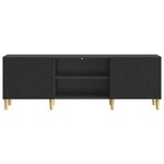vidaXL Meuble TV 150 x 31 x 50 cm Noir Bois d'ingénierie