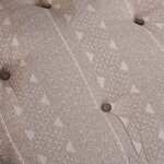 vidaXL Coussin de canapé Marron Clair 120 x 80 x 12 cm tissu