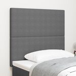 Tête de lit LED vidaXL Grise 90 cm en velours côtelé