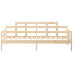 vidaXL Lit de jour sans matelas bois de pin massif 90x200 cm