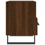 vidaXL Tables de chevet 2 Pièces chêne marron 40x35x47 5 cm