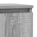 vidaXL Buffet avec tiroir sonoma gris 71x35x84 cm bois d'ingénierie