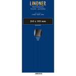 Bandes double soudure 265 x 105 mm pour blocs  carnets de timbres. Fond - Noir