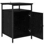 vidaXL Cabinet de chevet 2 Pièces Chêne noir 40 x 42 x 60cm