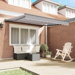 vidaXL Cadre d'auvent Gris clair 300 x 250 cm