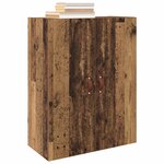 vidaXL Armoire Murale 2 Pièces Bois ancien 69 5 x 34 x 90 cm