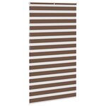 vidaXL Store zèbre marron 125x200cm largeur du tissu 120 9cm polyester