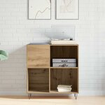 vidaXL Meuble à vinyles Bois ancien 85 x 38 x 89 cm Bois d'ingénierie