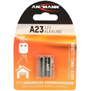 blister de 2 piles alcaline  A23/LR23 ANSMANN