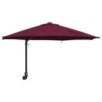 vidaXL Parasol de jardin Bordeaux 248 x 248 x 148 cm