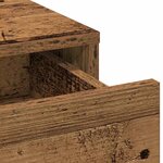 vidaXL Table de Toilette Marron 100 x 41 x 140 cm Bois d'ingénierie