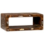 vidaXL Armoire TV Multicolore 60x30x25 cm en bois massif recyclé