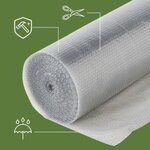 Pack And Move - Film À Bulle Recyclé - 1 X 30 M - Déménagement  Expédition Et Protection - Papier Bulle De Qualité