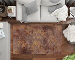 Tapis de salon FISUN 120 x 180 cm - Orange