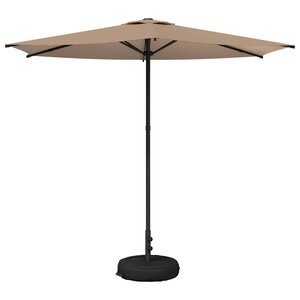 vidaXL Parasol de jardin avec base 270 x 270 cm Polyester