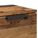 vidaXL Buffet vieux bois 60x30x70 cm bois d'ingénierie