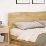 vidaXL Tête de lit 180 cm bois massif de chêne