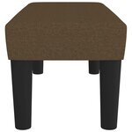 vidaXL Banc Marron foncé 70x30x30 cm Tissu