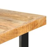 vidaXL Table de bar 180x70x107 cm Bois de manguier brut