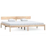 vidaXL Cadre de lit sans matelas bois massif